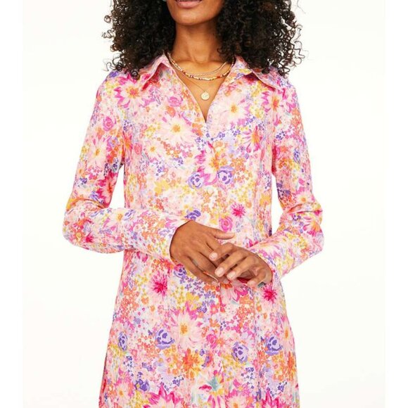 H&M Bright Floral Button Down Shirt NWT - Picture 1 of 11